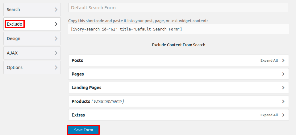 add a search bar to WordPress Menu