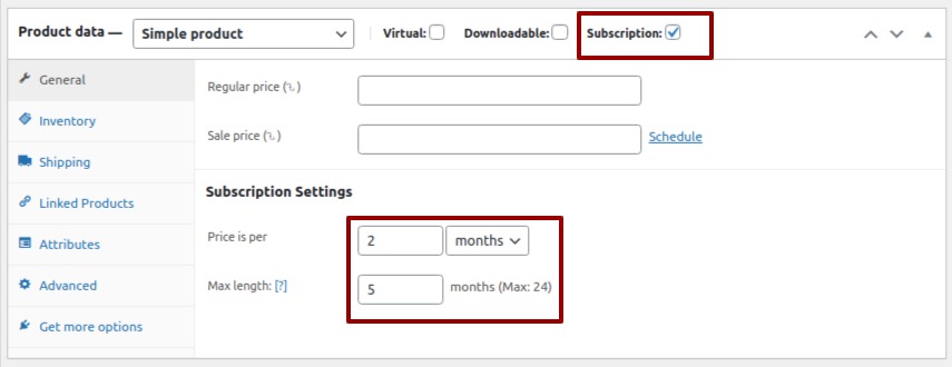 add subscription to WooCommerce