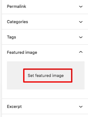 add featured image
