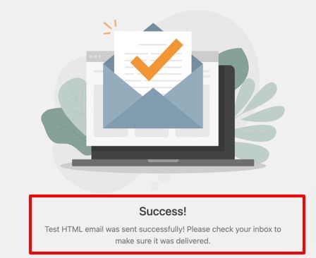test wordpress email